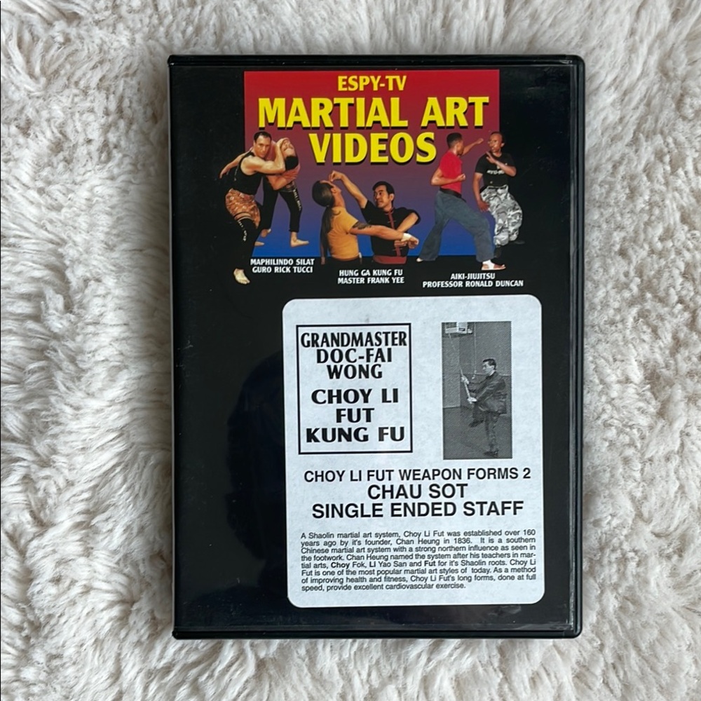 Choy Li Fut Weapon Forms #4 - Chau Sot Single-Ended Staff DVD